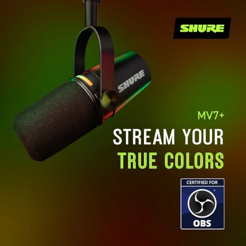 Shure MV7+ Podcast Microphone with Stand. Enhanced Audio - Image 7