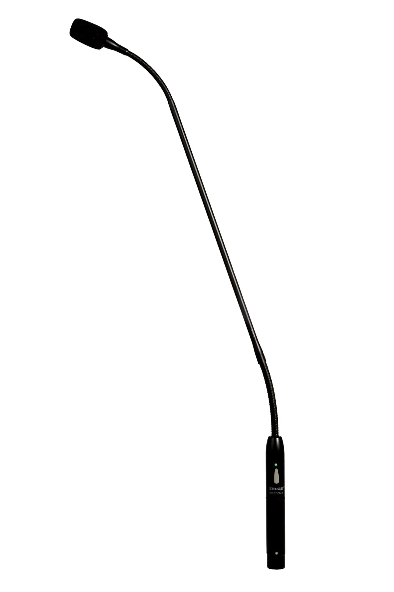 Shure MX418D/C Cardioid Condenser Microphone, 18" Gooseneck, Includes Desktop Base with 10' Cable, Logic Functions, Programmable Switch, LED Indicator, Snap-Fit Foam Windscreen - Image 9