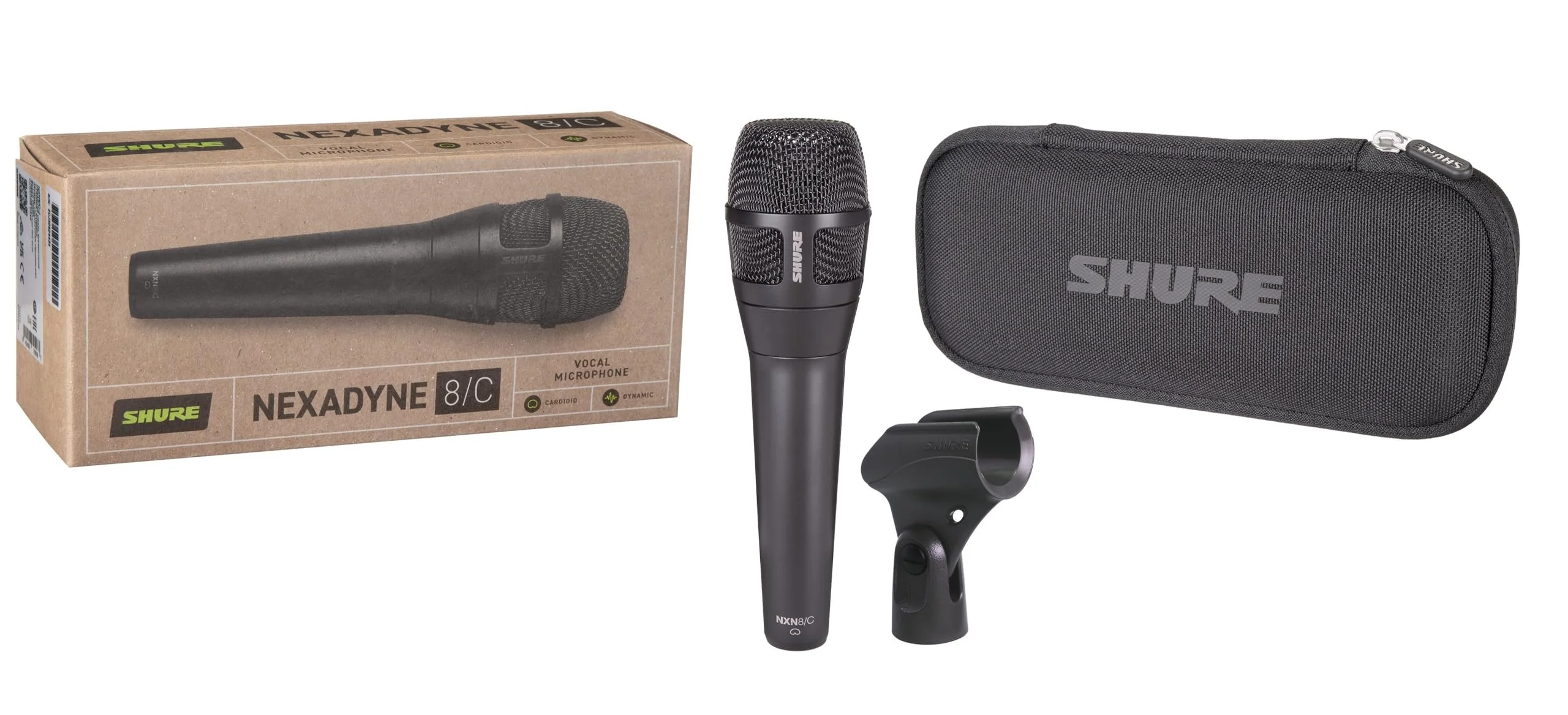 Shure Nexadyne 8/C - Professional Cardioid Dynamic Vocal Microphone with Dual-Engine Technology, Exceptional Signal Clarity, Reliability - for Live Performances and Studio Recordings - Image 2