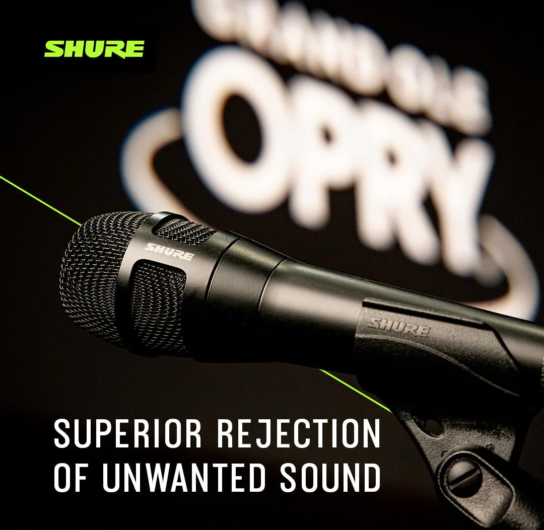 Shure Nexadyne 8/S - SuperCardioid Dynamic Vocal Microphone with Dual-Engine Technology, Focused Sound Capture, Reliability - Ideal for Vocalists Needing Maximum Isolation, Precise Sound Control - Image 4