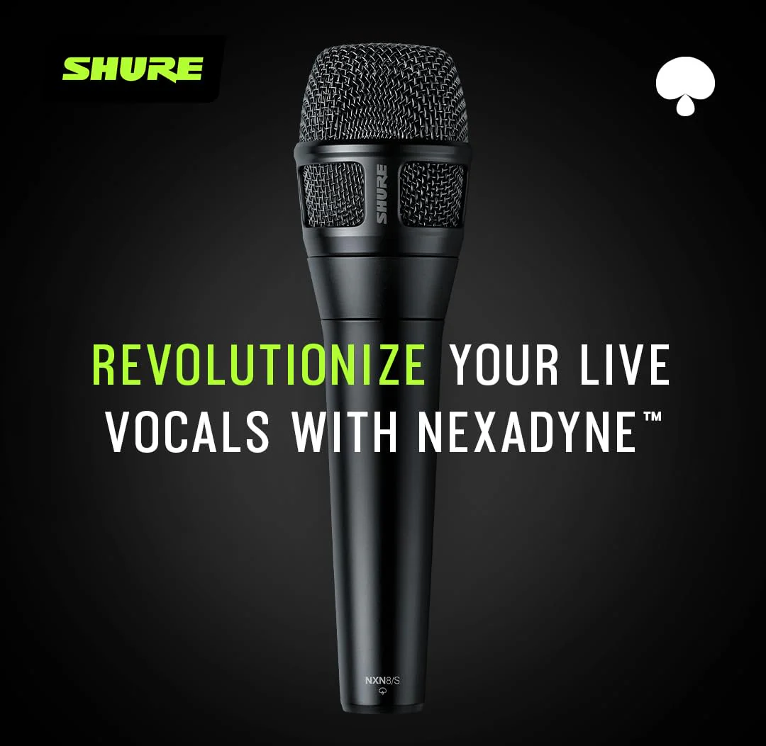 Shure Nexadyne 8/S - SuperCardioid Dynamic Vocal Microphone with Dual-Engine Technology, Focused Sound Capture, Reliability - Ideal for Vocalists Needing Maximum Isolation, Precise Sound Control - Image 7