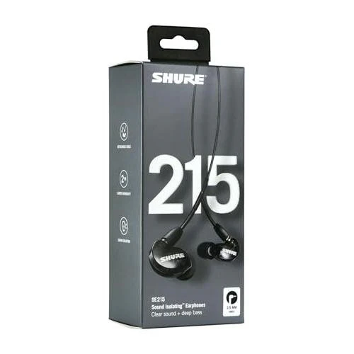 Shure SE215 PRO Wired Earbuds - Professional Sound Isolating Earphones, Clear Sound & Deep Bass, Single Dynamic MicroDriver, Secure Fit in Ear Monitor, Plus Carrying Case & Fit Kit - Clear (SE215-CL) - Image 6