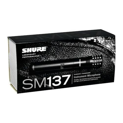 Shure SM137-LC Cardioid Condenser Microphone, includes Zipper Pouch and Microphone Clip - Image 3