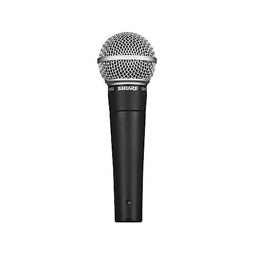 Shure SM58-LC Vocal Microphone with H&A Value Series XLR M to F Professional Microphone Cable - 10' - Image 5