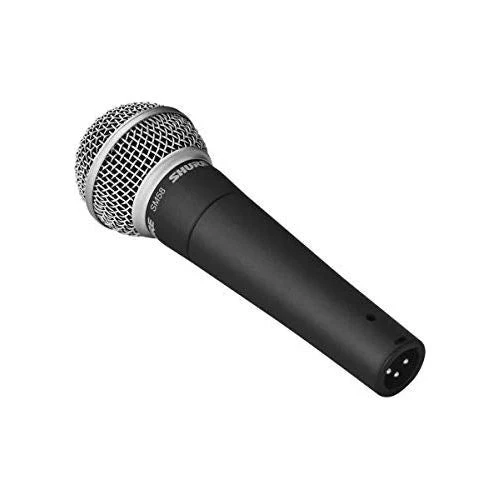 Shure SM58-LC Vocal Microphone with H&A Value Series XLR M to F Professional Microphone Cable - 10' - Image 7