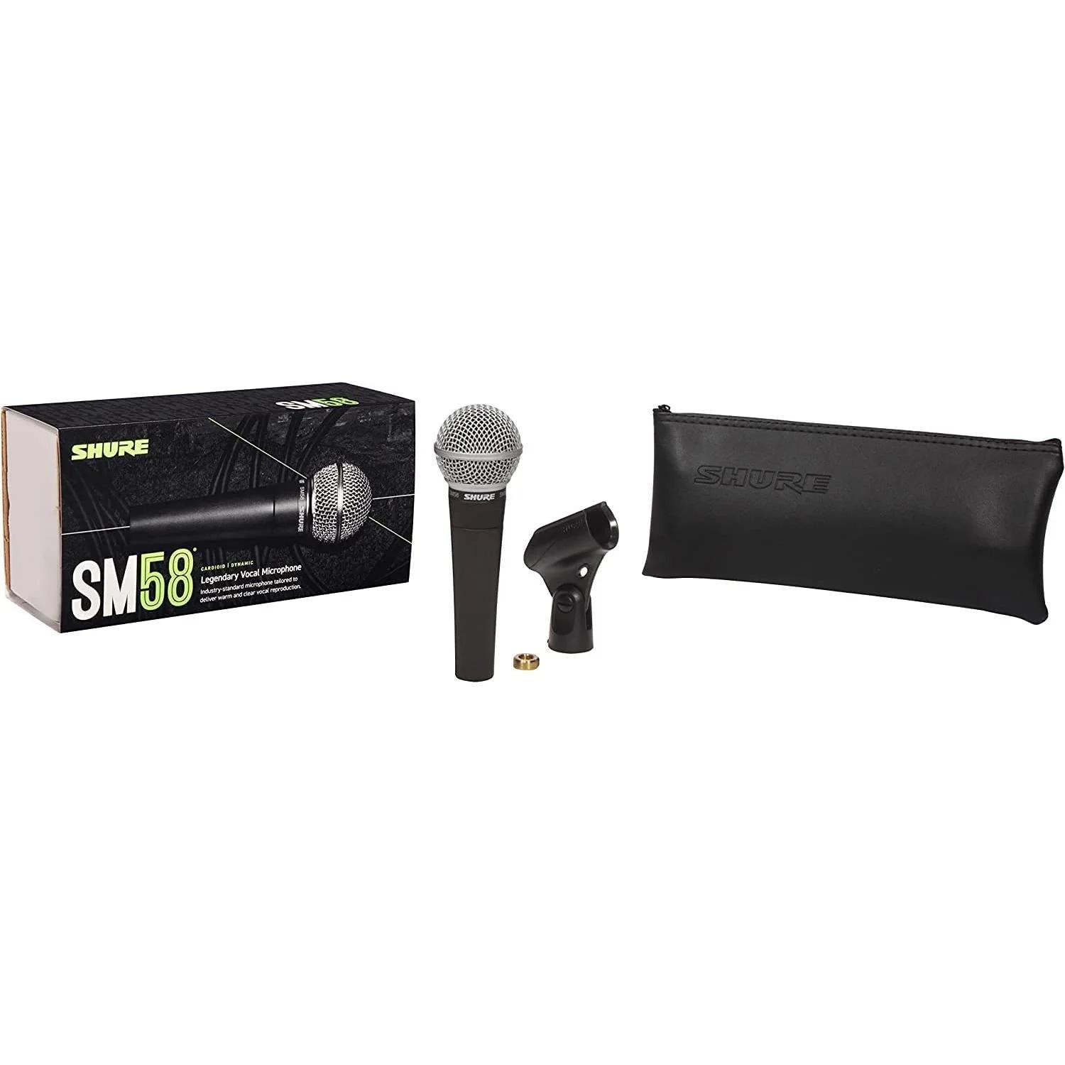 Shure SM58 Pro XLR Dynamic Microphone - Professional Studio & Live Performance Cardioid Mic for Vocals, Podcasting, and Recording (SM58-LC) - Image 2