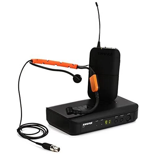 Shure BLX14/SM31 UHF Wireless Microphone System - Perfect for Fitness, Aerobics - 14-Hour Battery Life, 300 ft Range | Includes SM31FH Fitness Headset Mic, Single Channel Receiver - Image 11