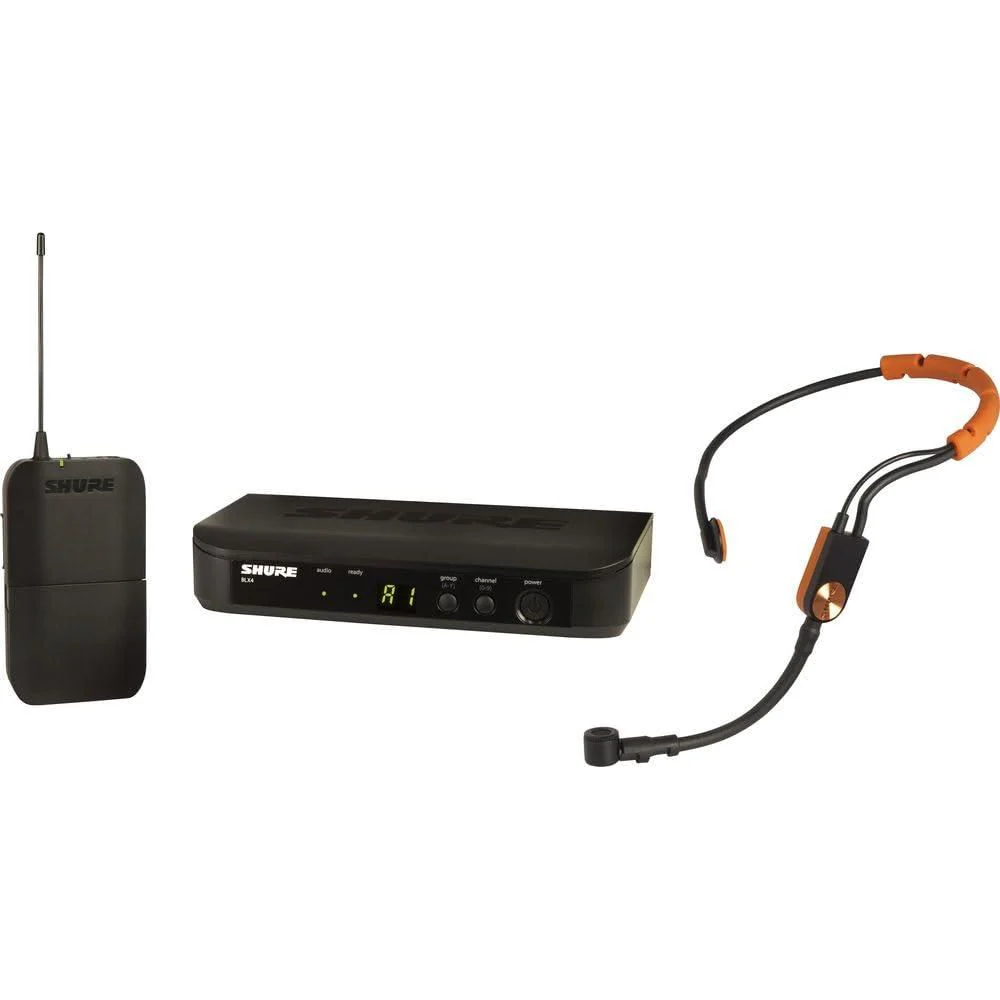 Shure BLX14/SM31 UHF Wireless Microphone System - Perfect for Fitness, Aerobics - 14-Hour Battery Life, 300 ft Range | Includes SM31FH Fitness Headset Mic, Single Channel Receiver - Image 12