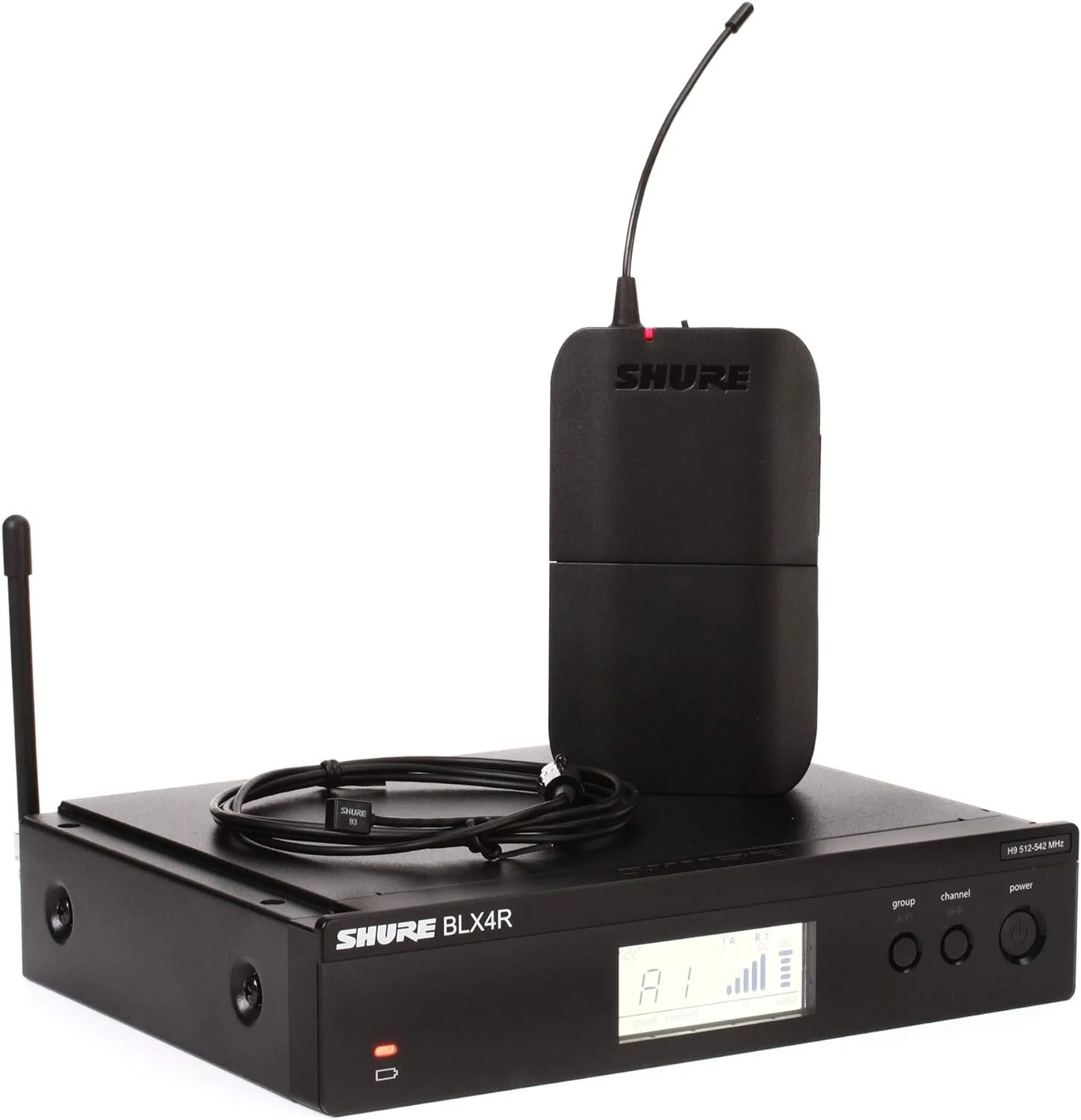 Shure BLX14R/W93 UHF Wireless Microphone System with WL93 Lavalier Mic - Image 2