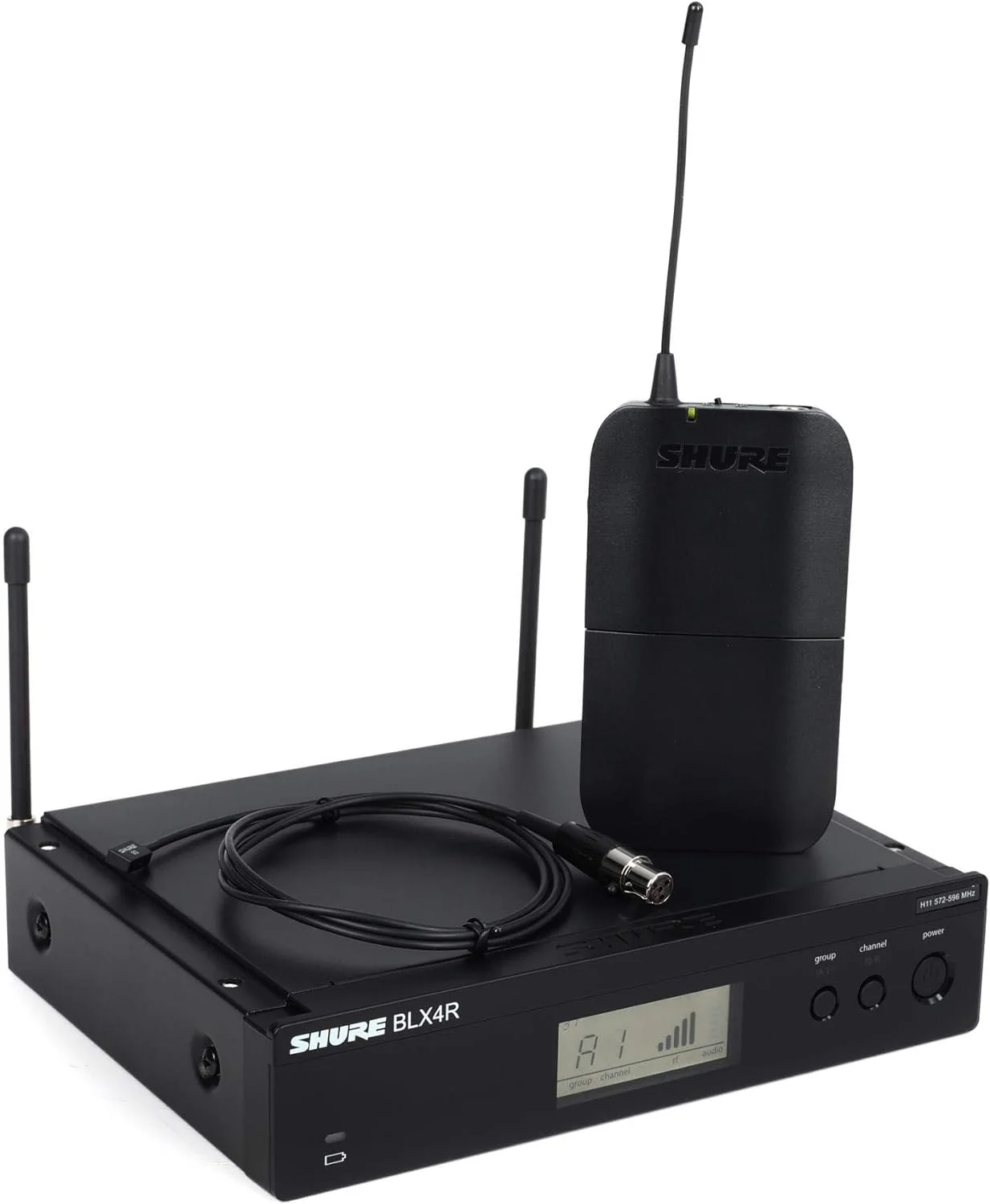 Shure BLX14R/W93 UHF Wireless Microphone System with WL93 Lavalier Mic - Image 3