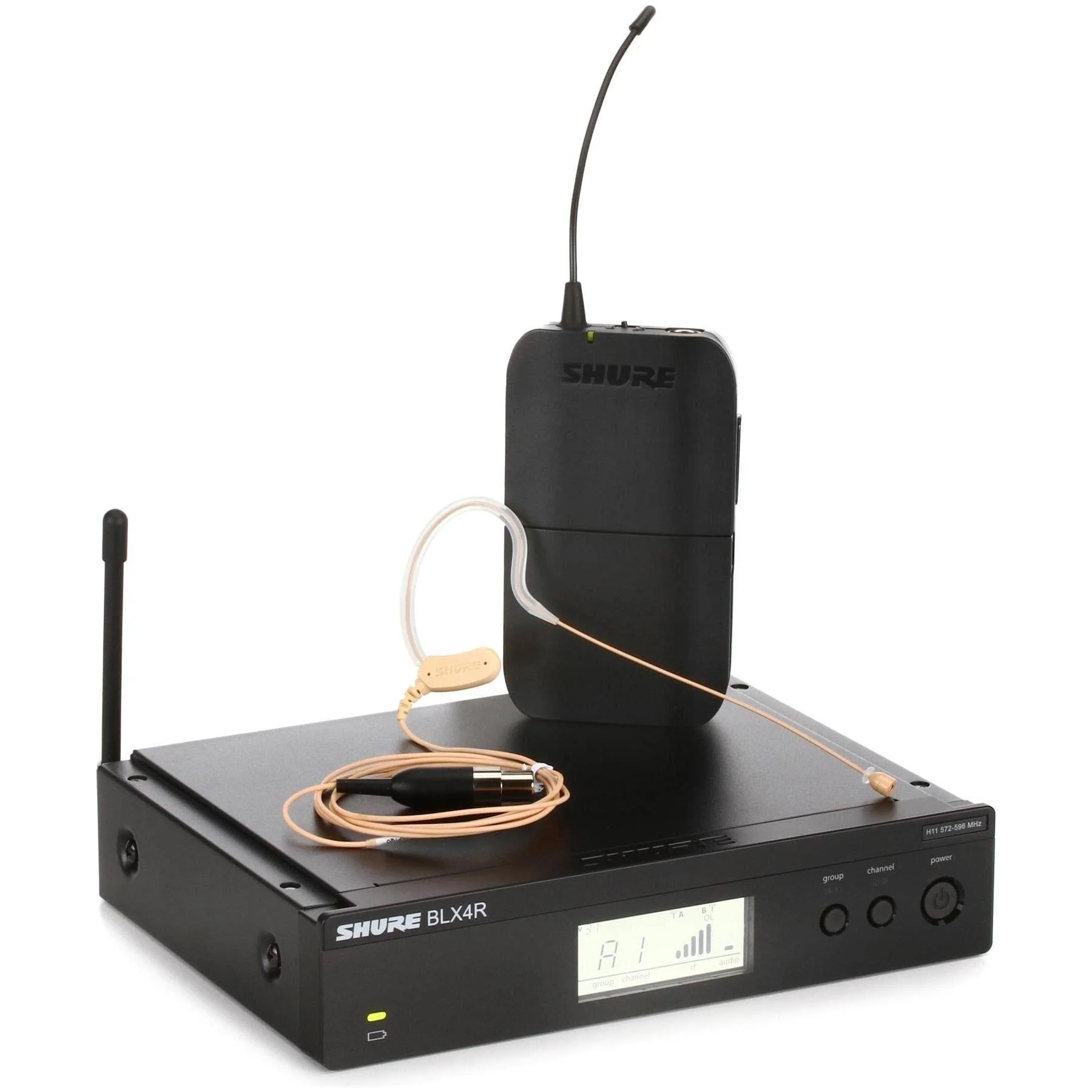 Shure Wireless Microphone System with Rack Mount Receiver - Image 3