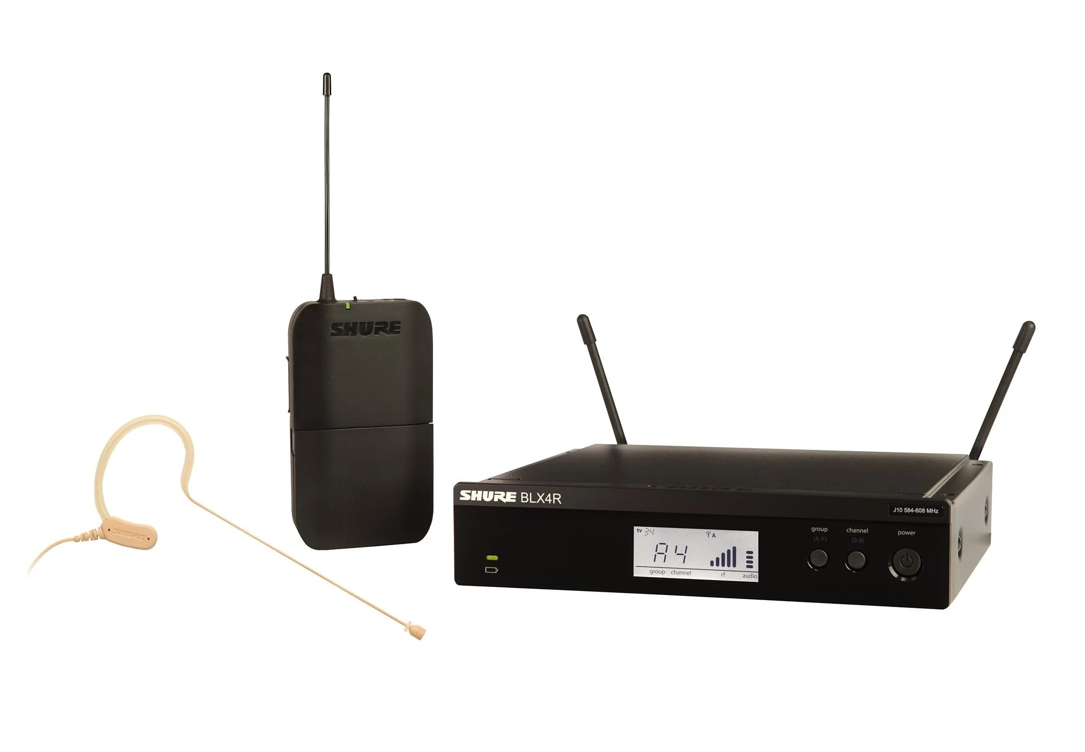 Shure Wireless Microphone System with Rack Mount Receiver - Image 5