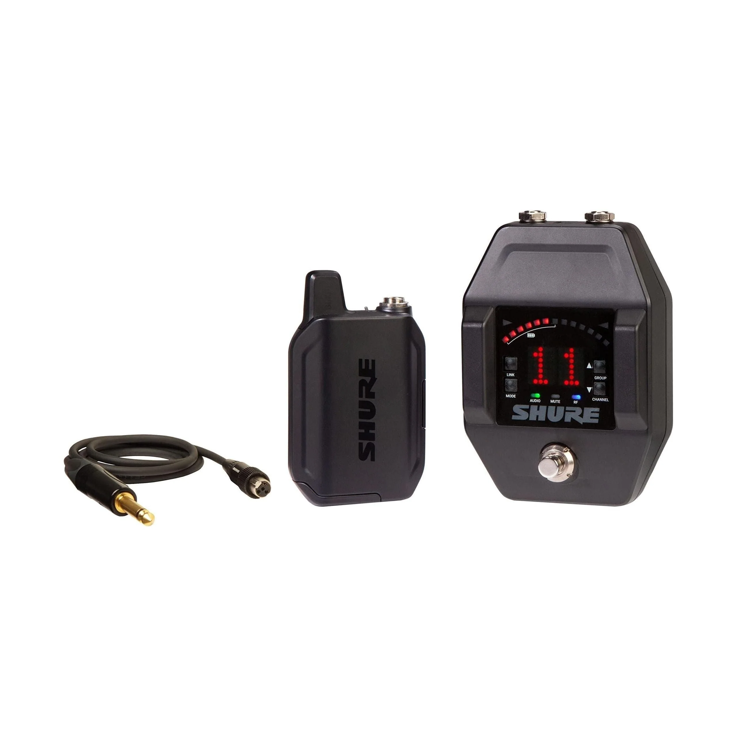 Shure Wireless System for Guitarists and Bassists with Digital Guitar Pedal Receiver - Image 9