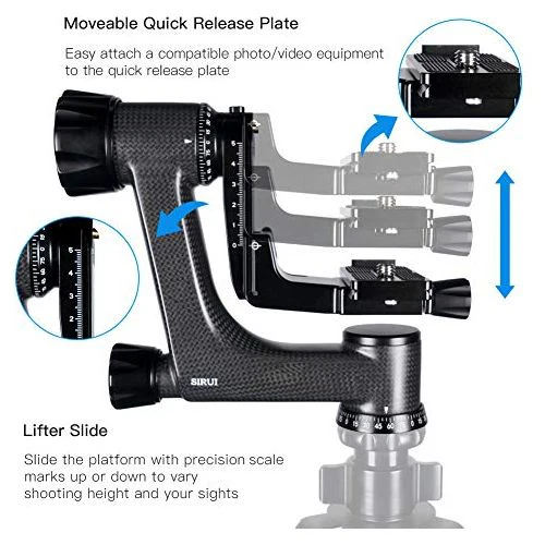 SIRUI PH-Series Carbon Fiber Gimbal Head - Image 4
