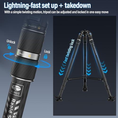 SIRUI SVS75+SVH15 Professional Video Tripod - Image 2