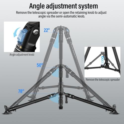 SIRUI SVS75+SVH15 Professional Video Tripod - Image 6