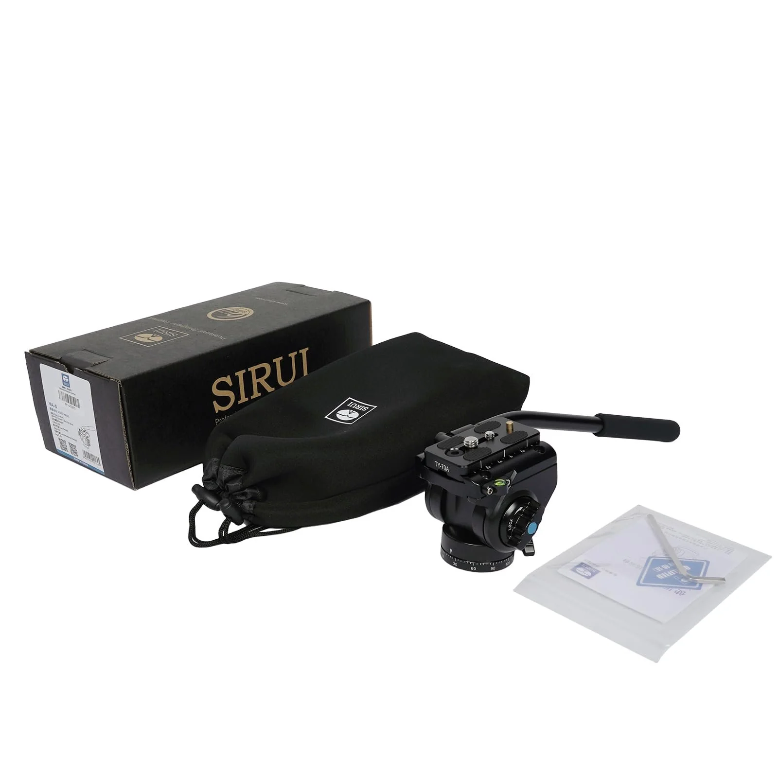 SIRUI VH/VA-Series Fluid Video Head with Quick Release Plate (VA-5 Fluid Head) - Image 6