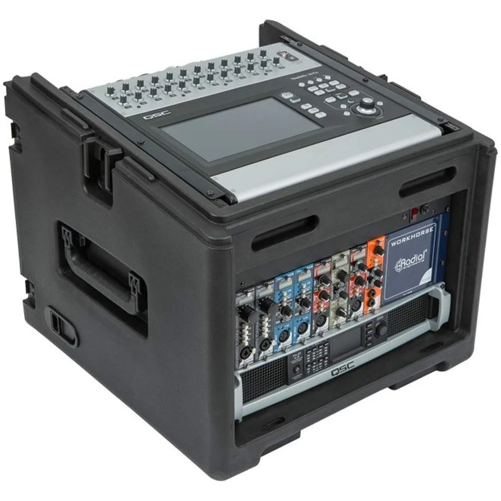 SKB Cases 1SKB-R106W Compact 10x6 Rolling Rig, Rotationally Molded of Linear Medium Density Polyethylene (LMDPE) for Maximum Impact Resistance, Top and Doors Are Injection Molde - Image 2