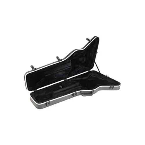 SKB Cases Explorer Firebird Hardshell Guitar Case with TSA Latch, Over-Molded Handle, Plush Foam Interior, and Accessory Compartment - Image 2