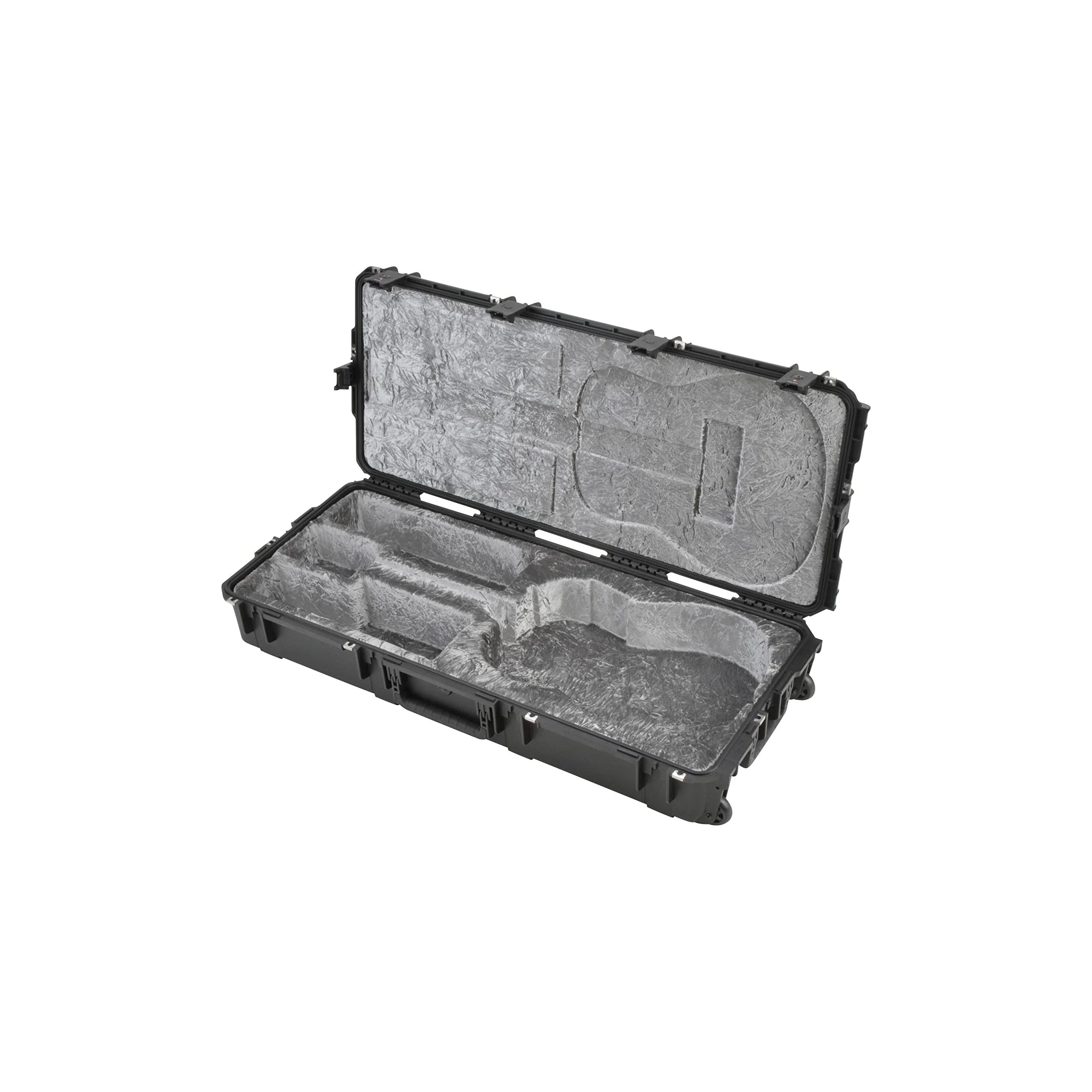 SKB Cases iSeries Waterproof Injection Molded Acoustic Guitar Case with TSA Latches and Wheels (Tan) - Image 4