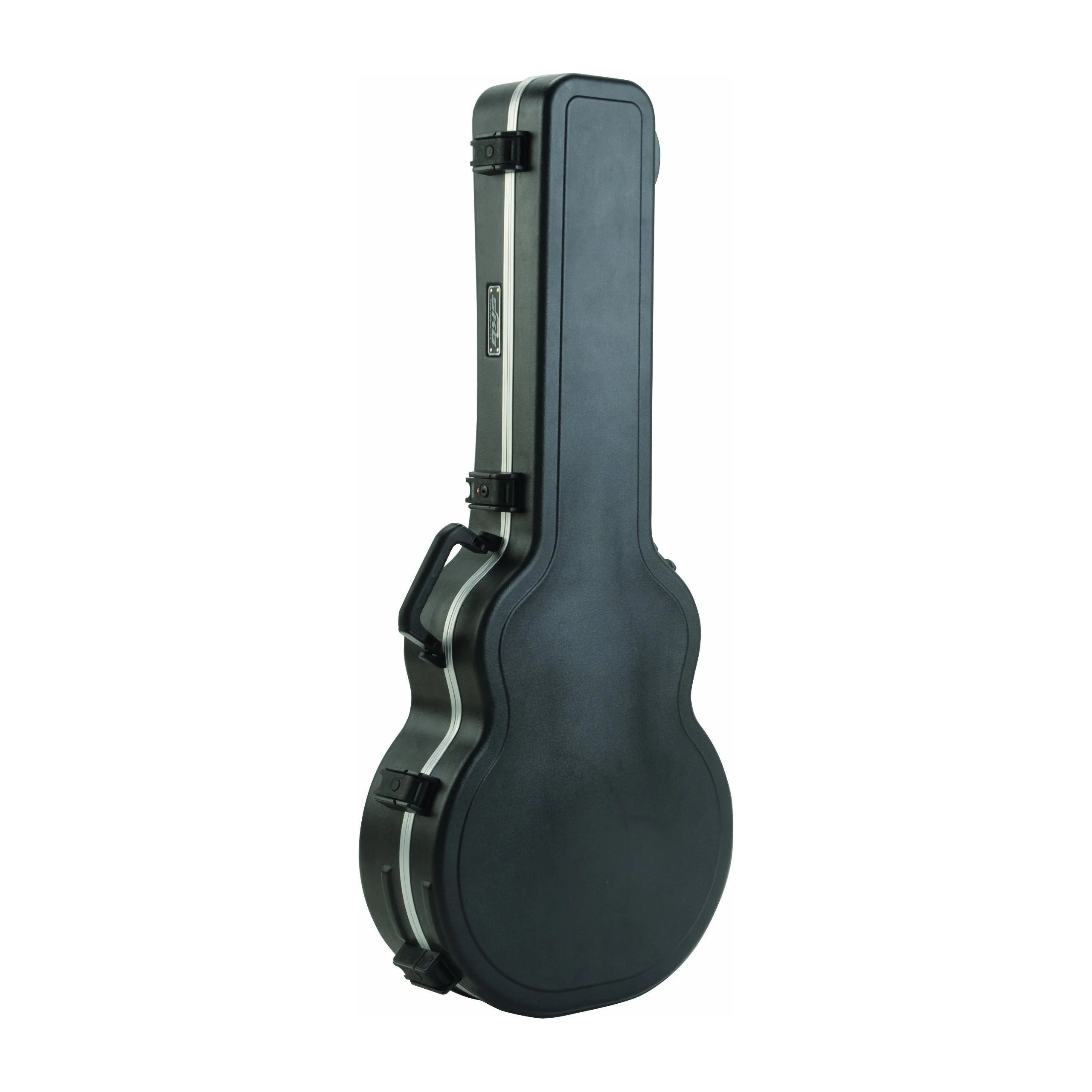 SKB Cases Universal Jumbo Acoustic Deluxe Guitar Hardshell Case with Full-Length Neck Support, TSA Latch, Over-Molded Handle, and Accessories Compartment - Image 5