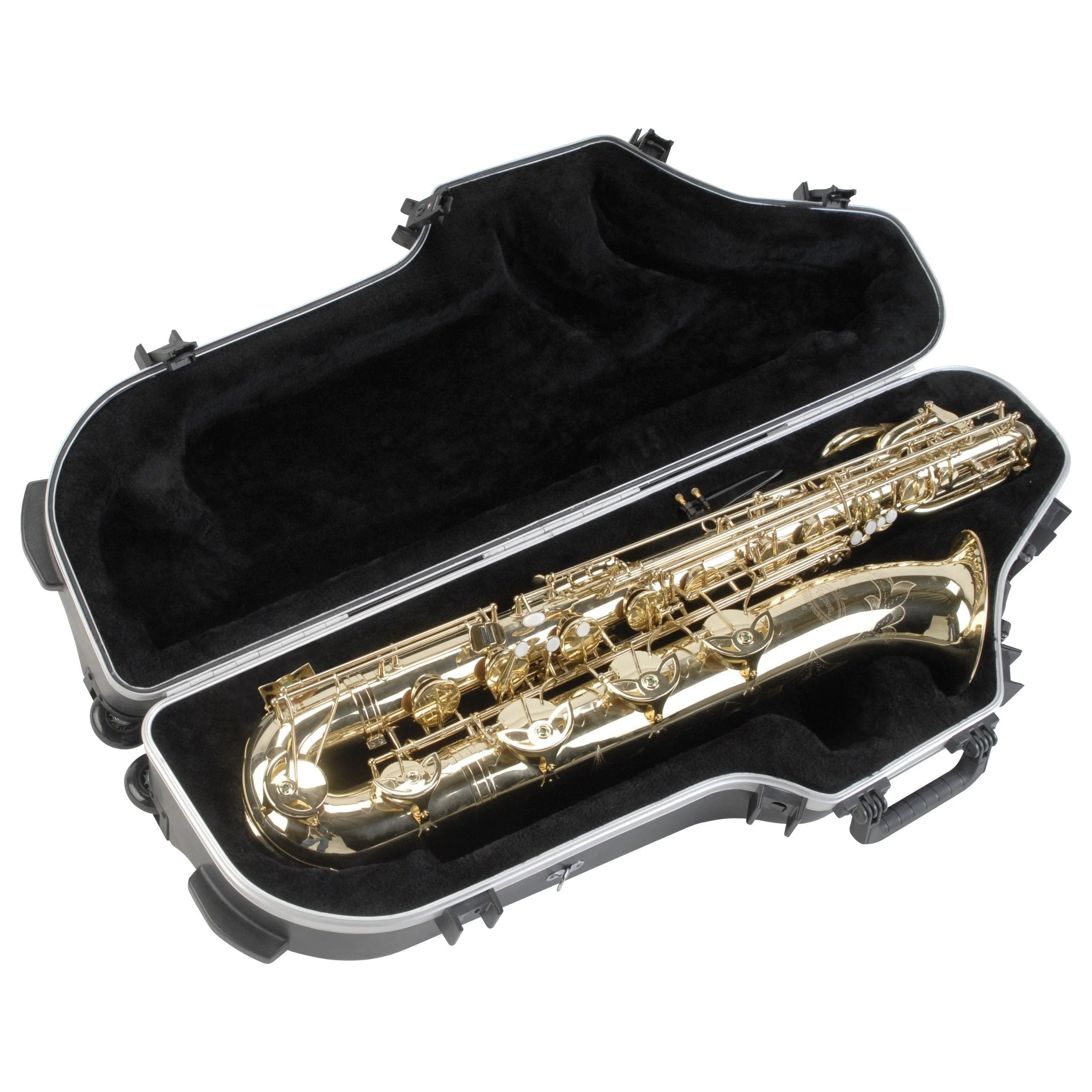 SKB Contoured Pro Universal Baritone Sax case with Wheels - Image 2