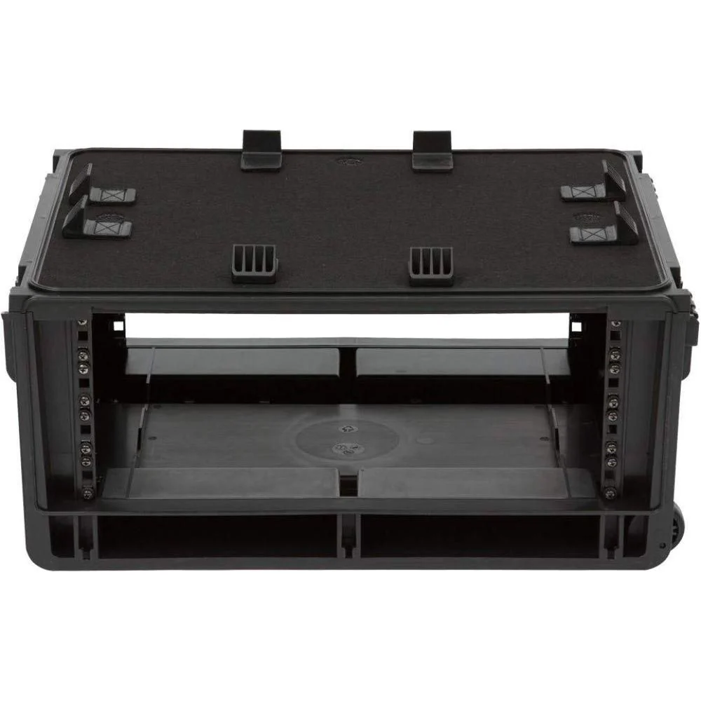 SKB Injection Molded 4U ISeries Studio Flyer Rack Case with Handle and Wheels - Image 7
