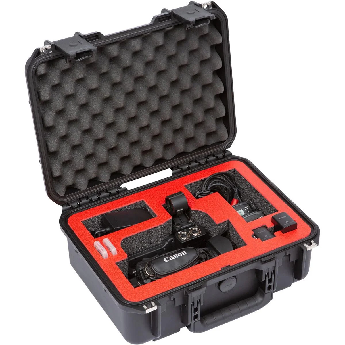 SKB iSeries 1510-6 Injection Molded Waterproof Case with Custom-Cut Foam for Canon XA11/15/40/45 & Accessories - Image 5