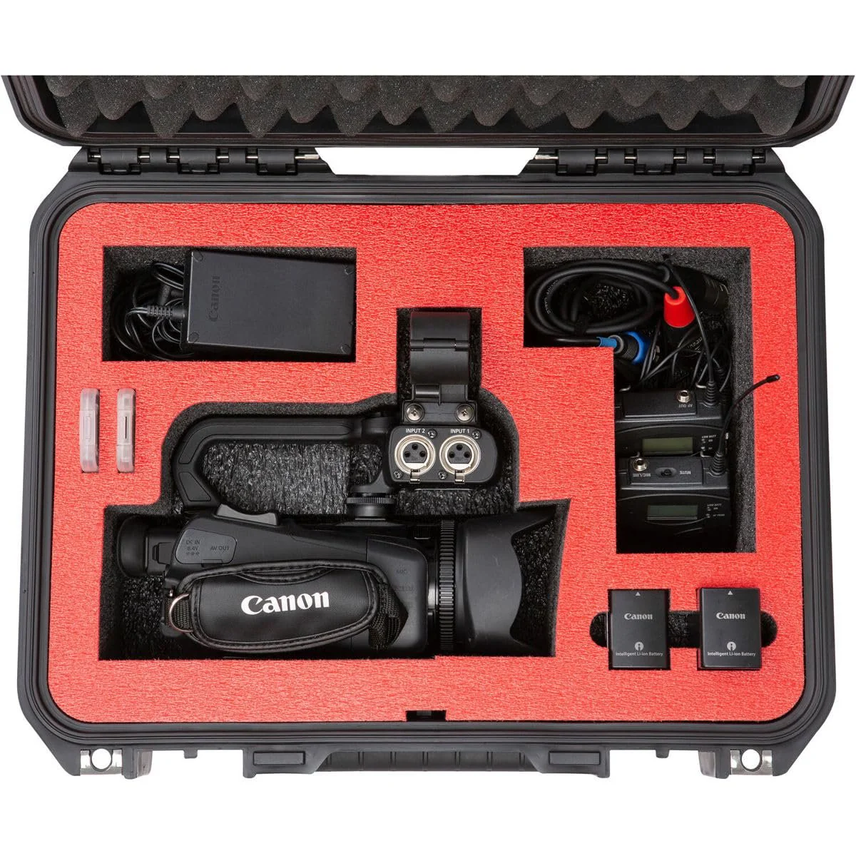 SKB iSeries 1510-6 Injection Molded Waterproof Case with Custom-Cut Foam for Canon XA11/15/40/45 & Accessories - Image 8