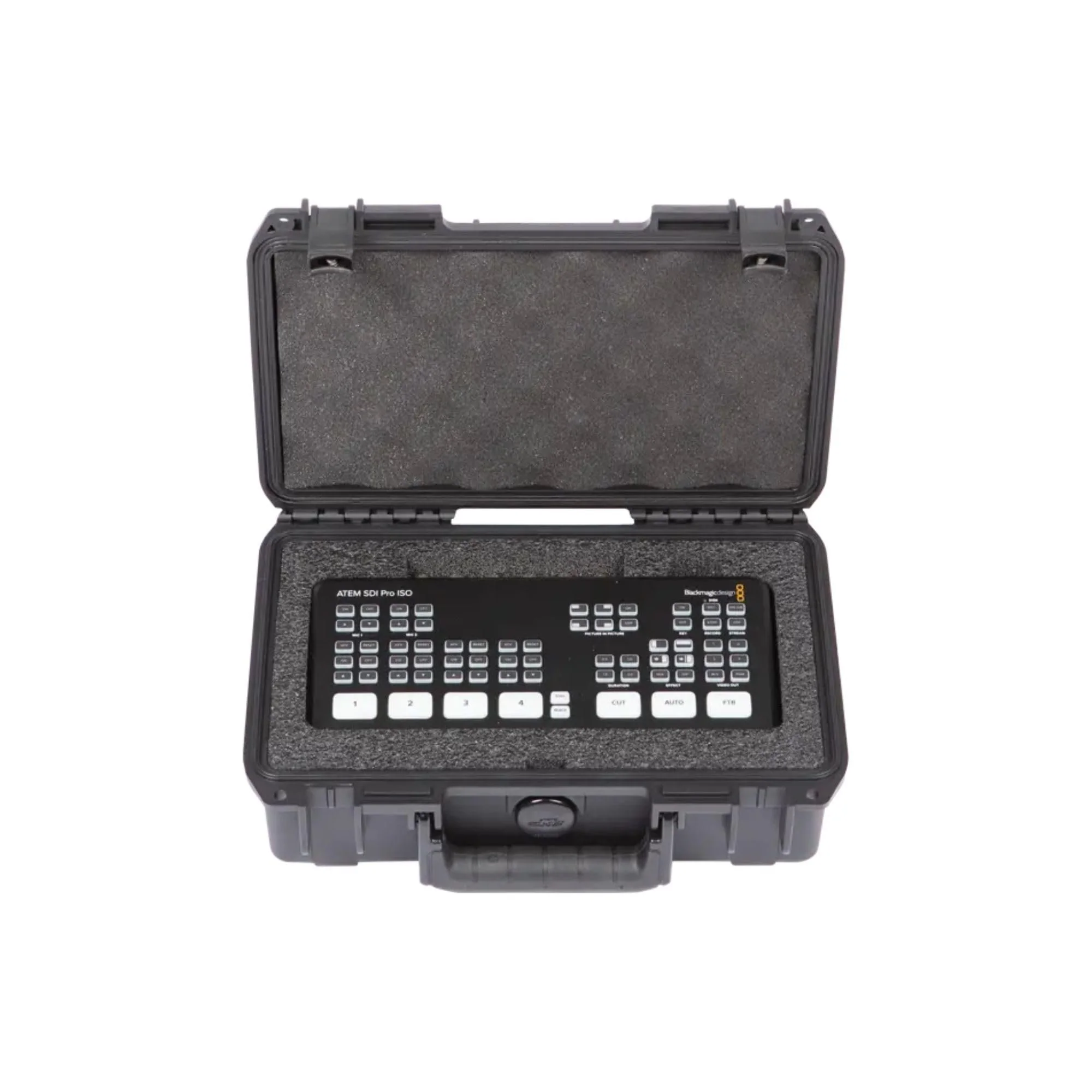 SKB iSeries Media Equipment Case for Design ATEM Mini Switcher, Secure Hard Exterior Foam Audio Visual Storage Box System, 3i-10063ATM, Black - Image 9