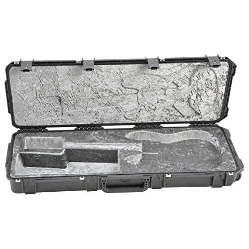 SKB iSeries Waterproof Strat and Tele Guitar Injection Molded Mil-Standard Waterproof Flight Case with Quiet-Glide Wheels - Image 6