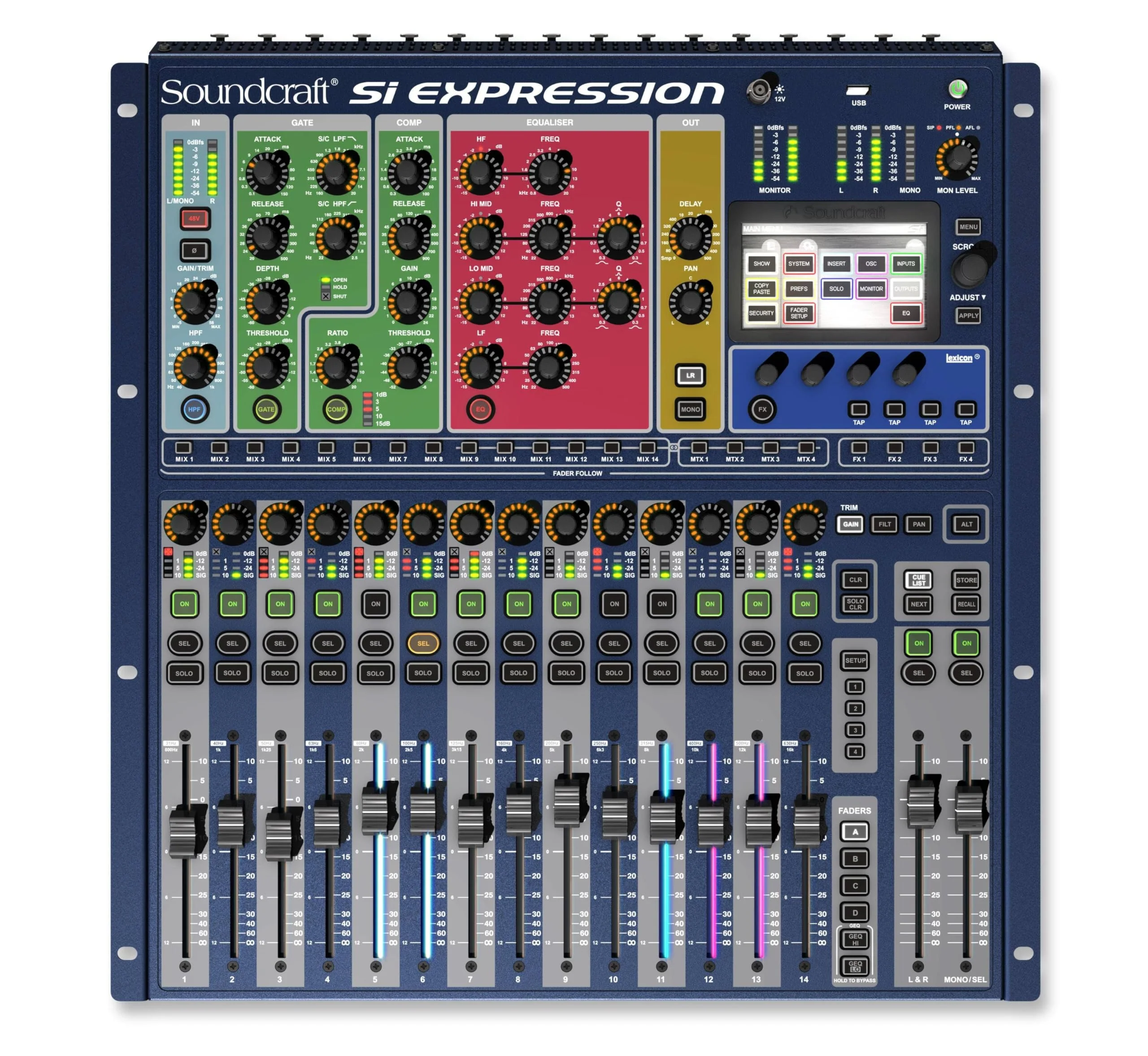 Soundcraft Si Expression 1 Digital 16-Channel Live Audio Mixer Console - Image 11