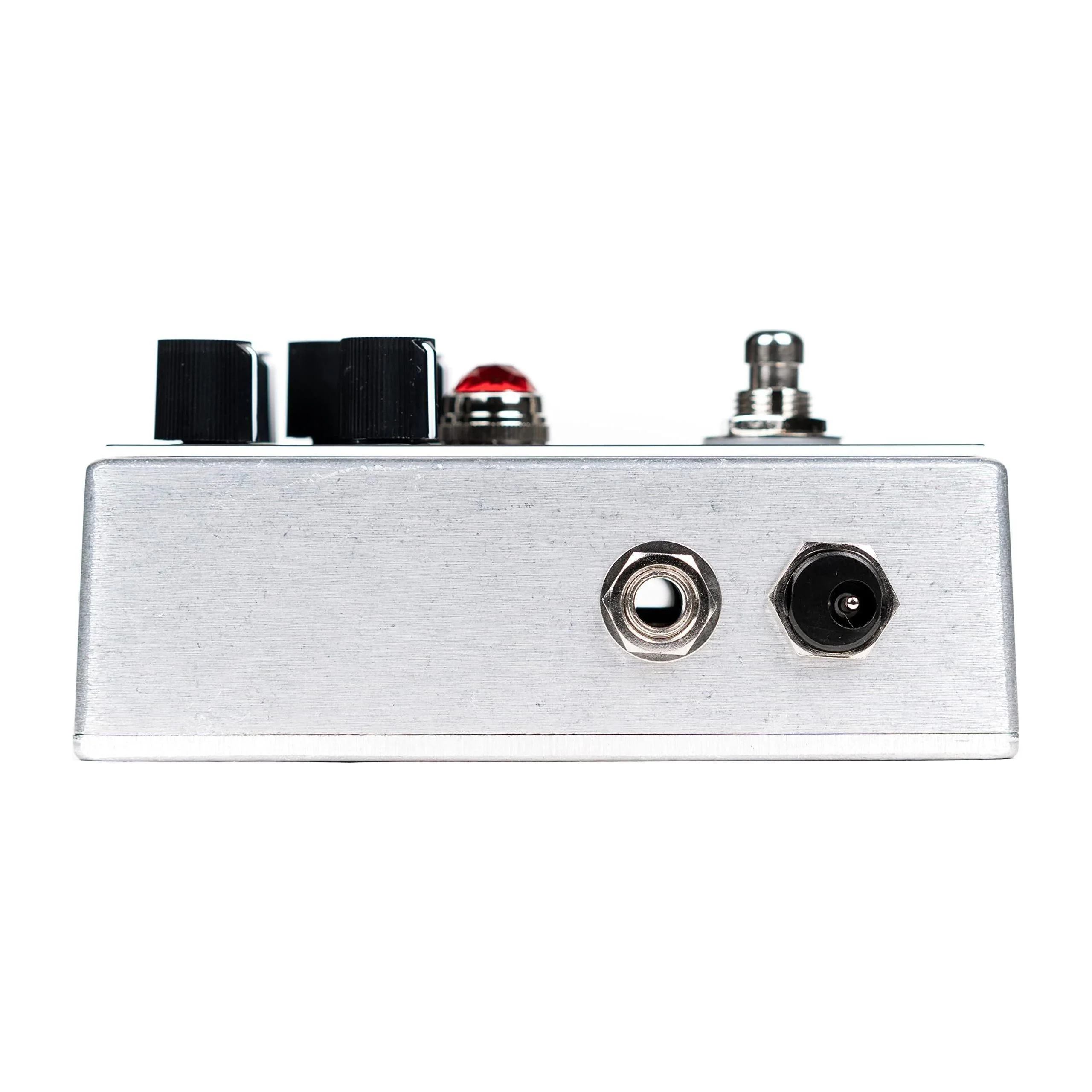 Spaceman Redstone: Germanium Preamp Guitar Effects Pedal - Silver Standard Edition with Volume, Gain and 3-Band Tone Stack Controls - Image 3