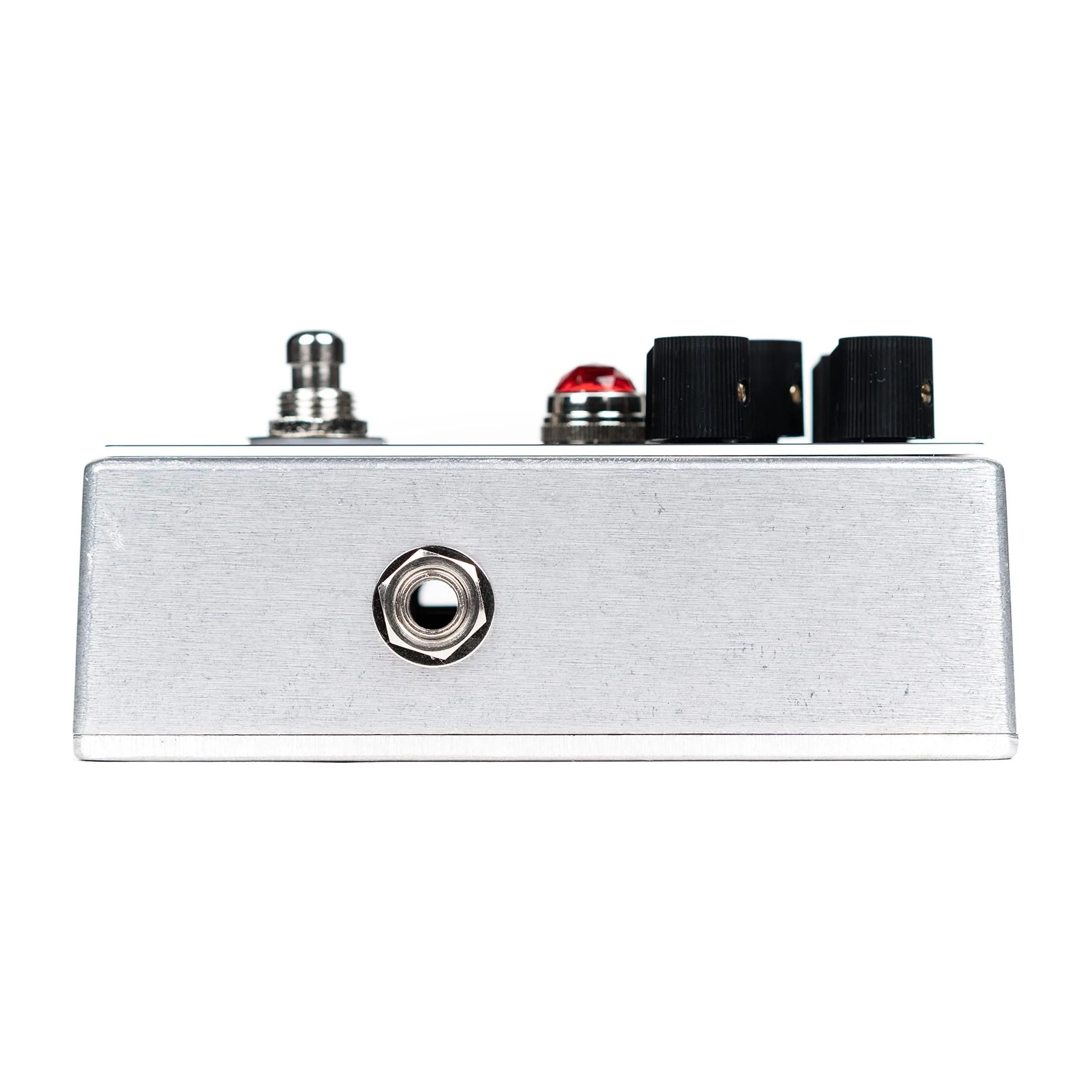 Spaceman Redstone: Germanium Preamp Guitar Effects Pedal - Silver Standard Edition with Volume, Gain and 3-Band Tone Stack Controls - Image 4