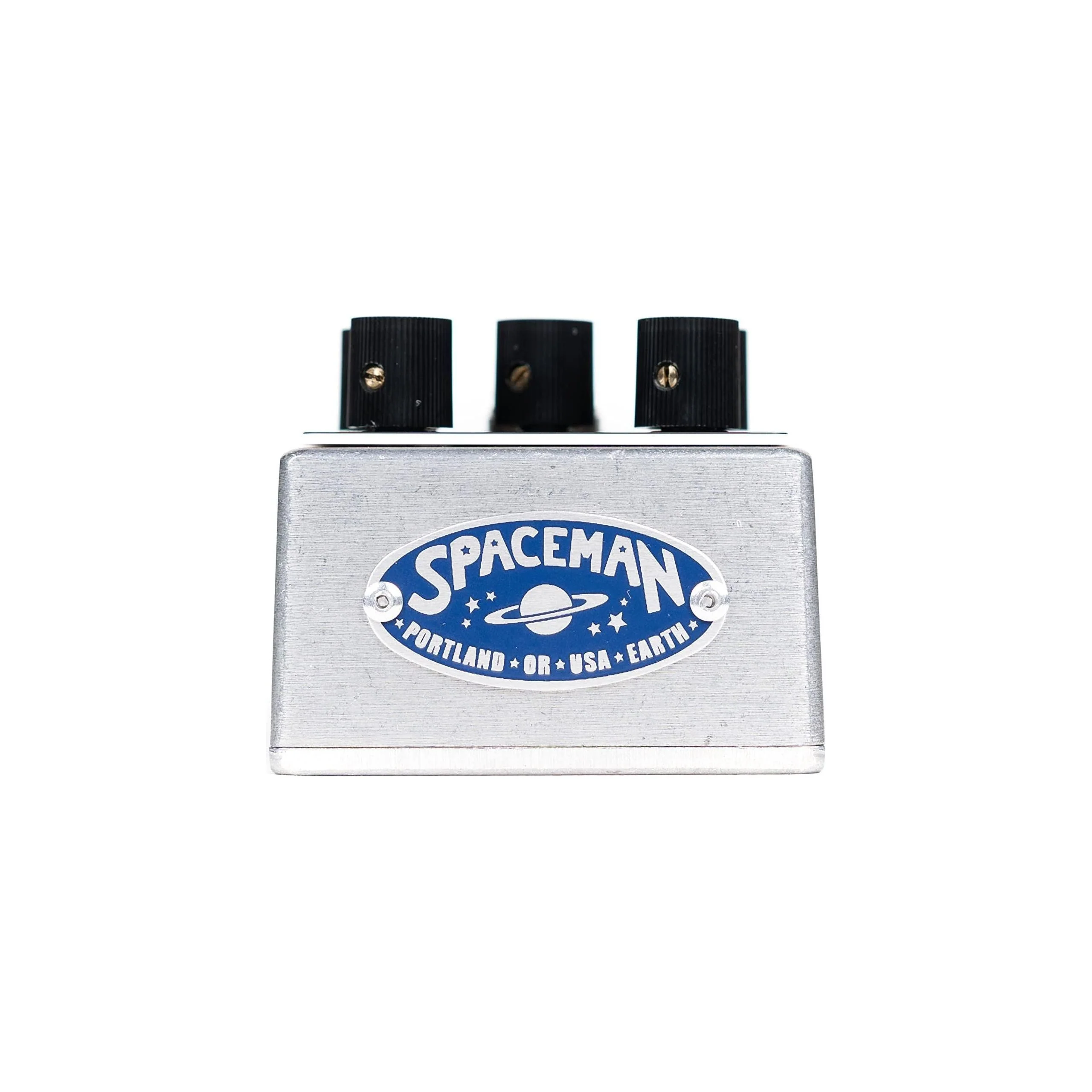 Spaceman Redstone: Germanium Preamp Guitar Effects Pedal - Silver Standard Edition with Volume, Gain and 3-Band Tone Stack Controls - Image 5