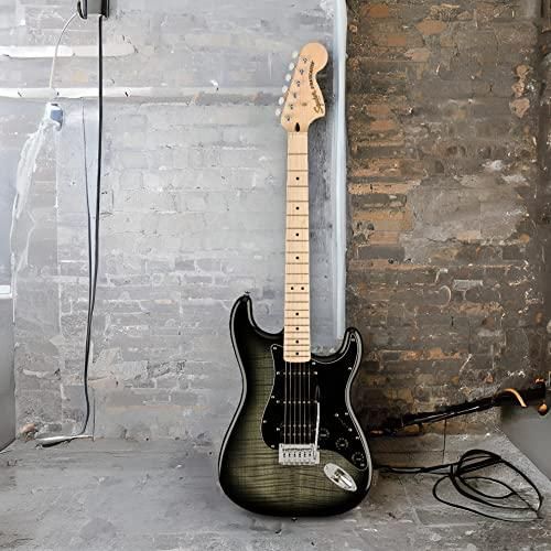 Squier Affinity Series Stratocaster FMT Electric Guitar, Black Burst, Maple Fingerboard - Image 7