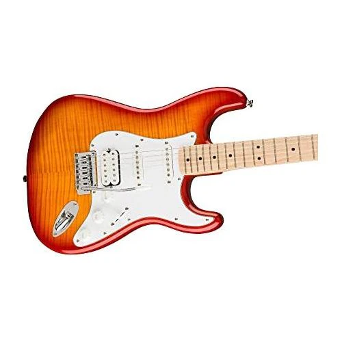 Squier Affinity Series Stratocaster FMT Electric Guitar, Sienna Sunburst, Maple Fingerboard - Image 4