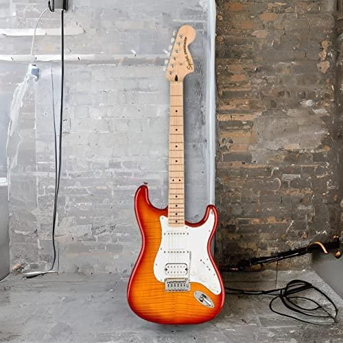 Squier Affinity Series Stratocaster FMT Electric Guitar, Sienna Sunburst, Maple Fingerboard - Image 8