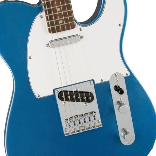 Squier Affinity Series® Telecaster, Indian Laurel Fingerboard, Lake Placid Blue Bundle w/Fender Picks & Liquid Audio Polishing Cloth - Image 5