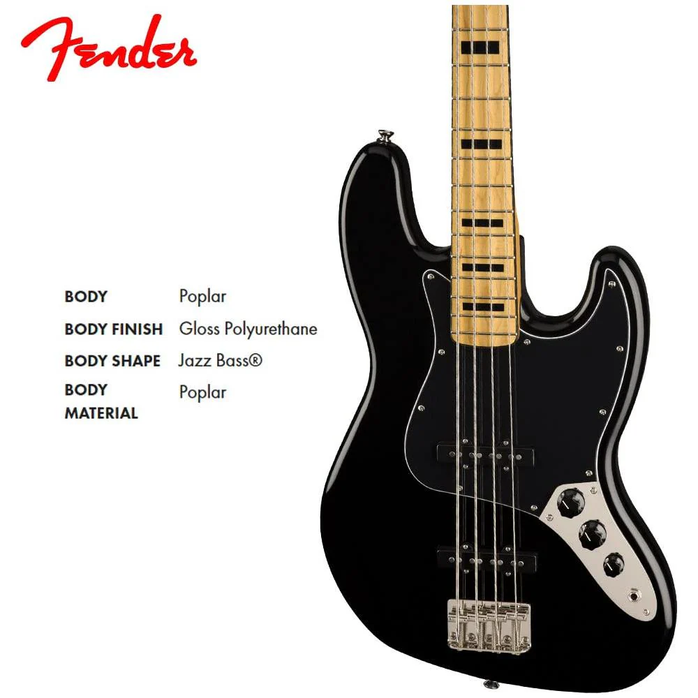 Squier by Fender Classic Vibe 70's Jazz Bass Guitar - Image 26