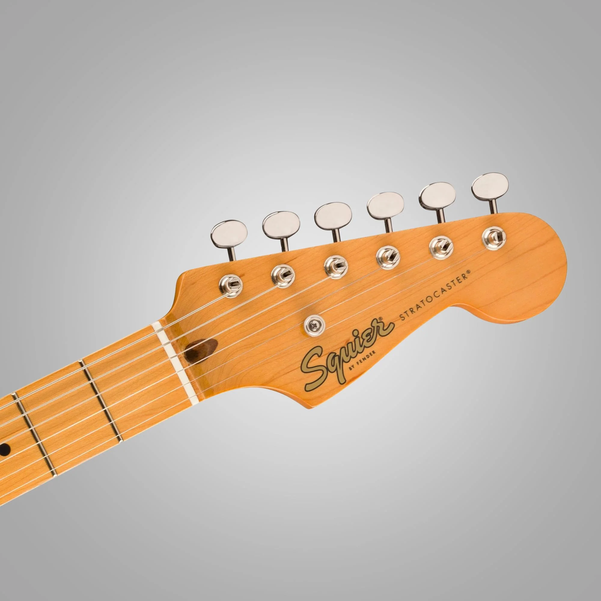 Squier Classic Vibe '50s Stratocaster, Maple Fingerboard, 2-Color Sunburst - 0374005500 Bundle w/ 12-Pack Guitar Pick and Liquid Audio Polishing Cloth - Image 5