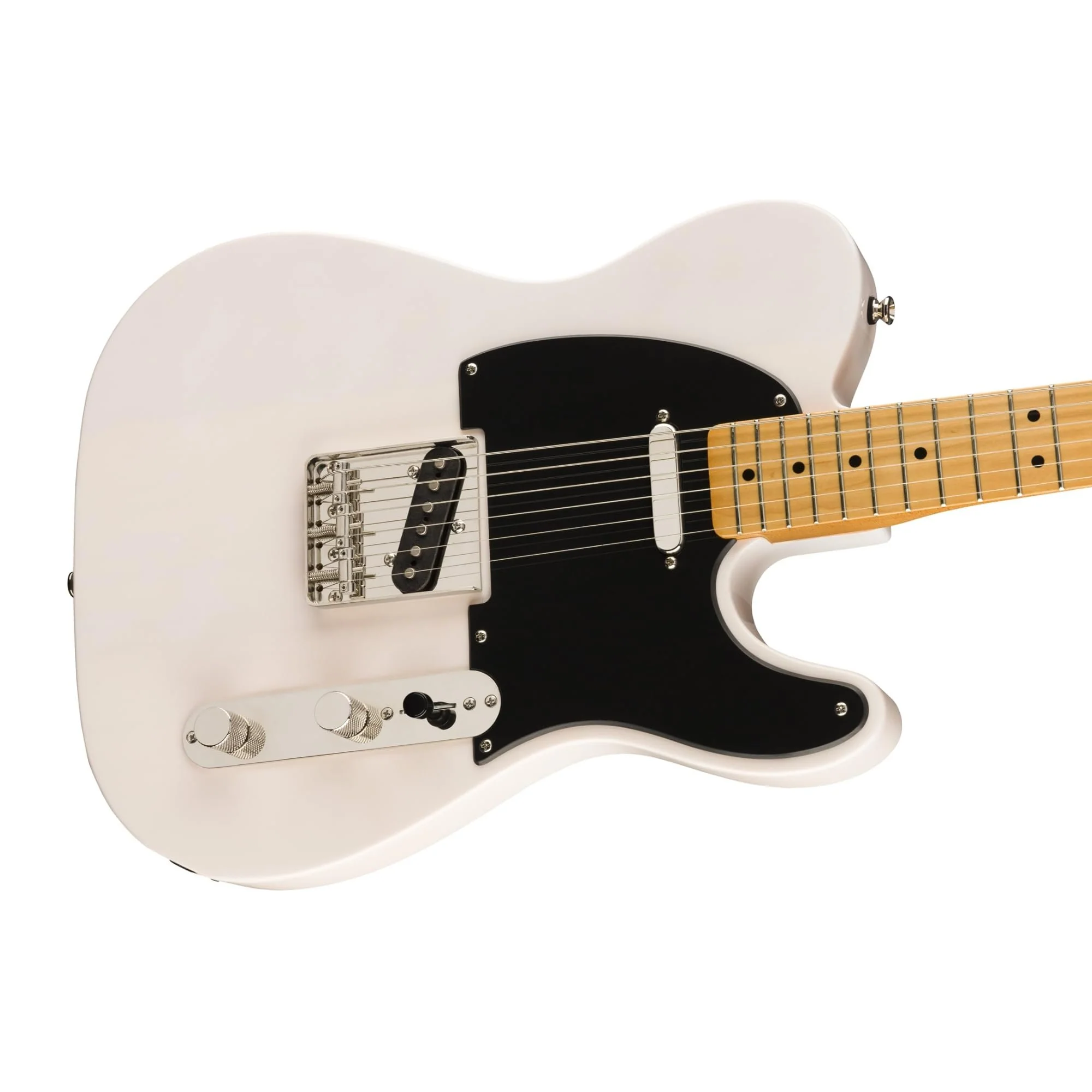 Squier Classic Vibe '50s Telecaster, Maple Fingerboard, Aged White Blonde - 0374030501 Bundle w/ 12-Pack Guitar Pick and Liquid Audio Polishing Cloth - Image 3