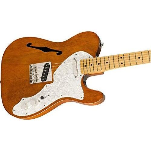 Squier Classic Vibe 60s Thinline Telecaster Electric Guitar, Natural, Maple Fingerboard - Image 4