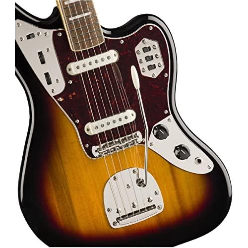 Squier Classic Vibe 70s Jaguar Electric Guitar, with 2-Year Warranty, 3-Color Sunburst, Laurel Fingerboard - Image 4