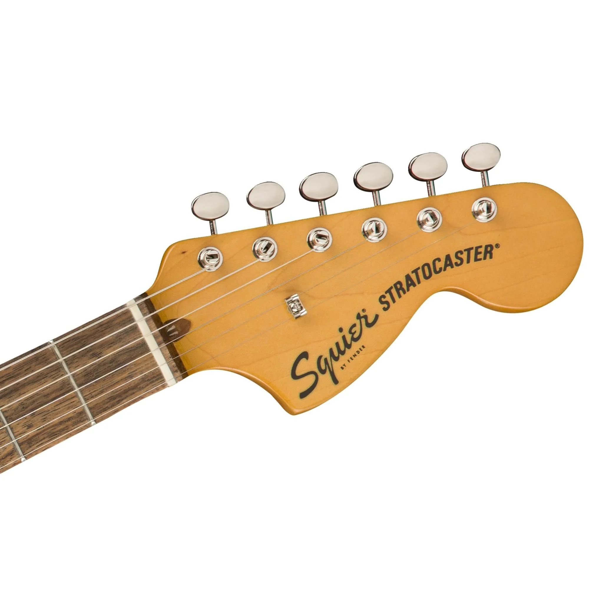 Squier Classic Vibe '70s Stratocaster, Indian Laurel Fingerboard, Natural - 0374020521 Bundle w/ 12-Pack Guitar Pick and Liquid Audio Polishing Cloth - Image 3