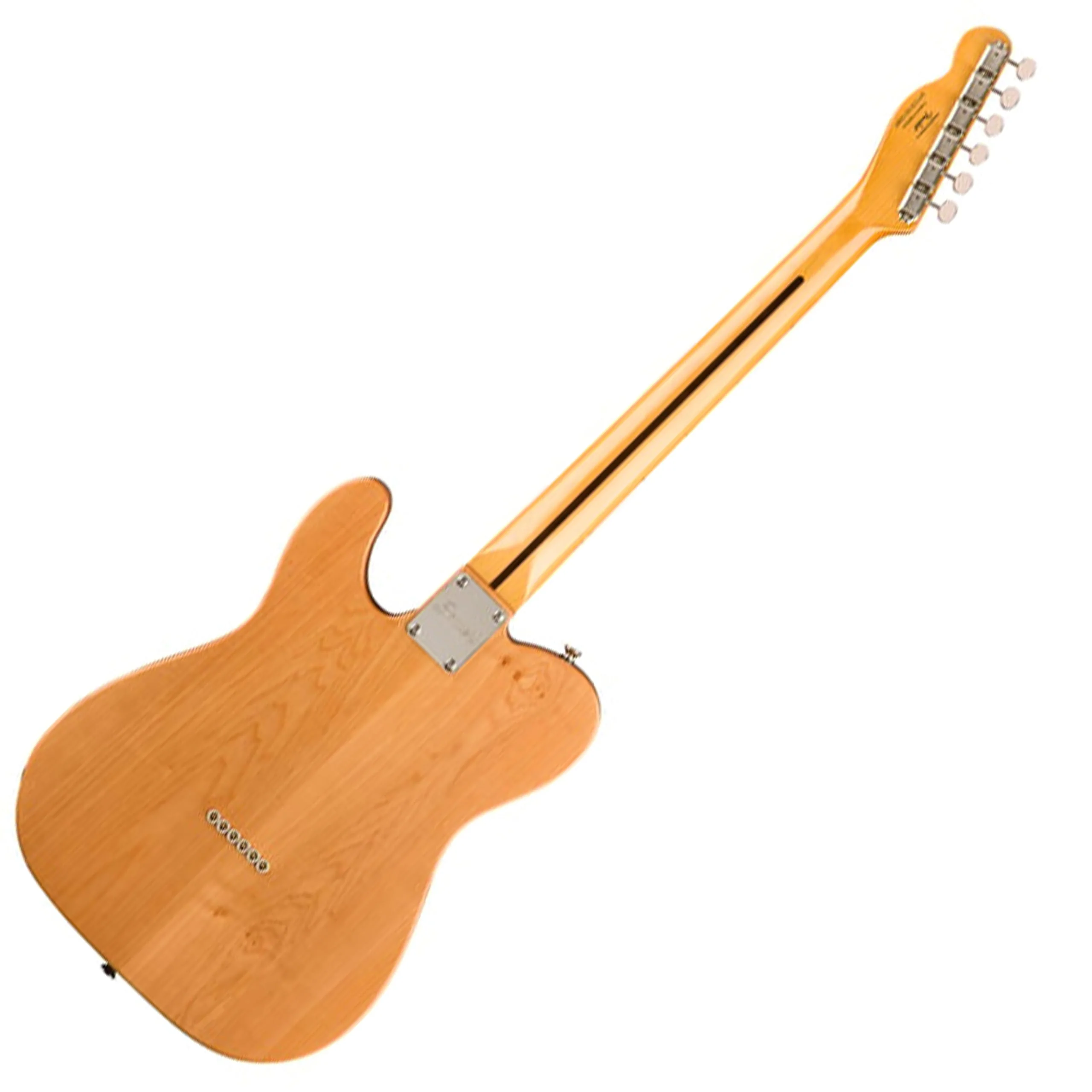 Squier Classic Vibe '70s Telecaster Thinline®, Maple Fingerboard, Natural - 0374070521 Bundle w/ 12-Pack Guitar Pick and Liquid Audio Polishing Cloth - Image 6
