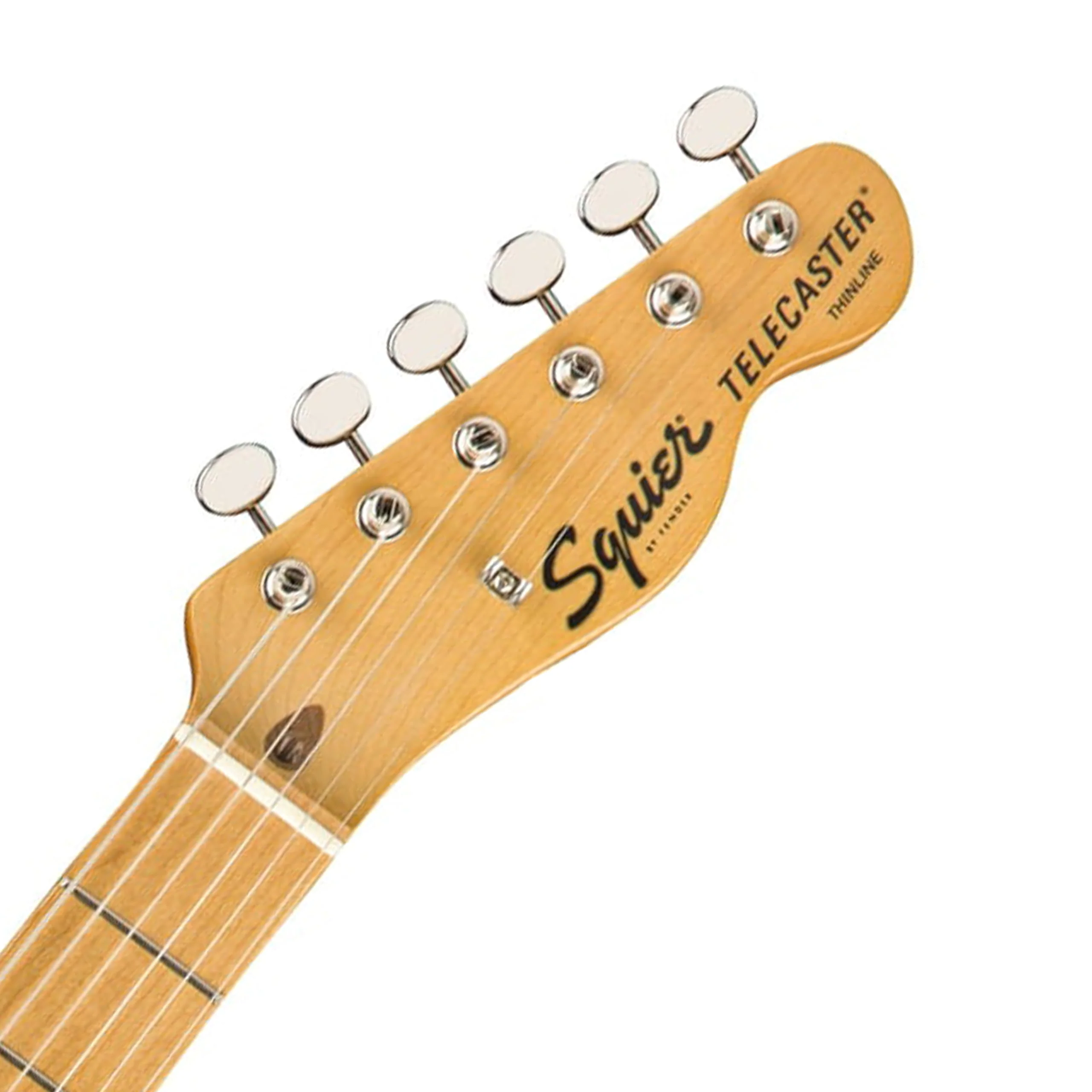 Squier Classic Vibe '70s Telecaster Thinline®, Maple Fingerboard, Natural - 0374070521 Bundle w/ 12-Pack Guitar Pick and Liquid Audio Polishing Cloth - Image 7