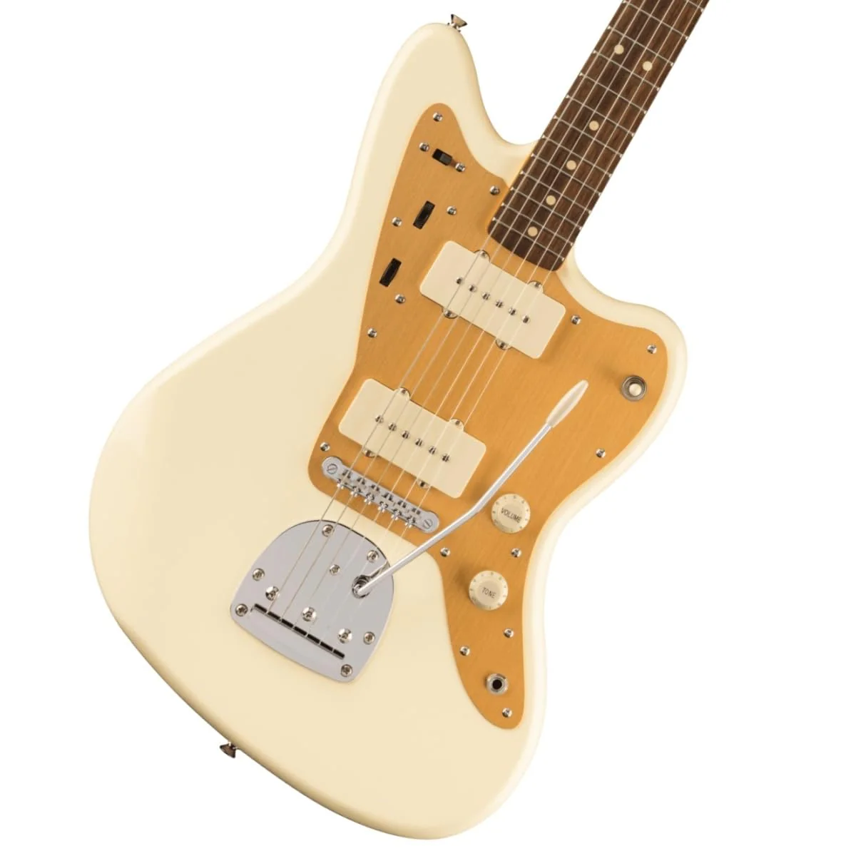 Squier J Mascis Jazzmaster Electric Guitar, with 2-Year Warranty, Vintage White, Laurel Fingerboard - Image 4
