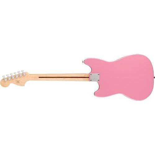 Squier Sonic Mustang Electric Guitar, with 2-Year Warranty, Flash Pink, Maple Fingerboard - Image 2