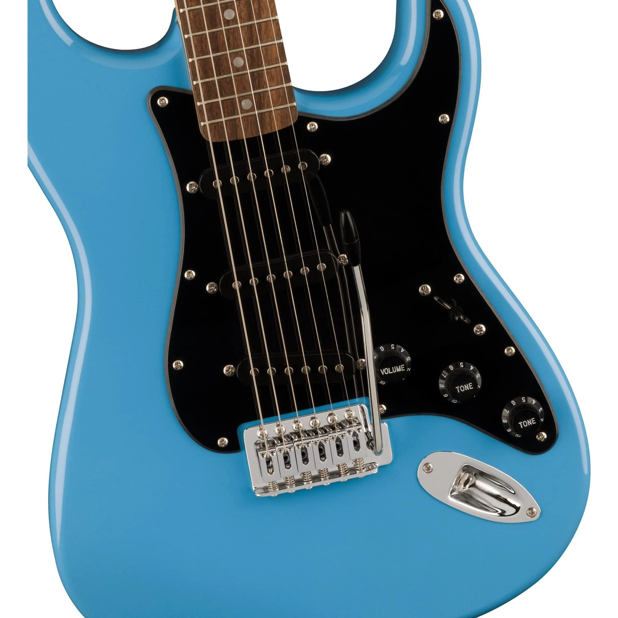 Squier Sonic Stratocaster Electric Guitar, with 2-Year Warranty, California Blue, Laurel Fingerboard, Black Pickguard - Image 3